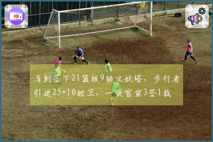 马刺签下21篮板9助攻妖塔，步行者引进25+10控卫，一夜官宣3签1裁