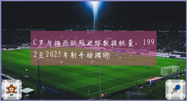 C罗与梅西欧冠进球数据较量，1992至2025年射手榜揭晓